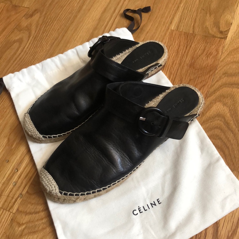 Celine slip on mule